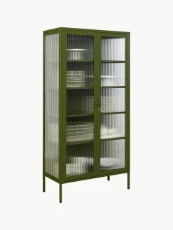 Hot Vitrina de metal con cristal acanalado The Collector Vitrinas|Vitrinas