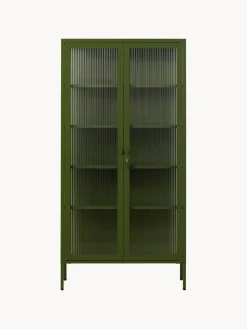 Hot Vitrina de metal con cristal acanalado The Collector Vitrinas|Vitrinas