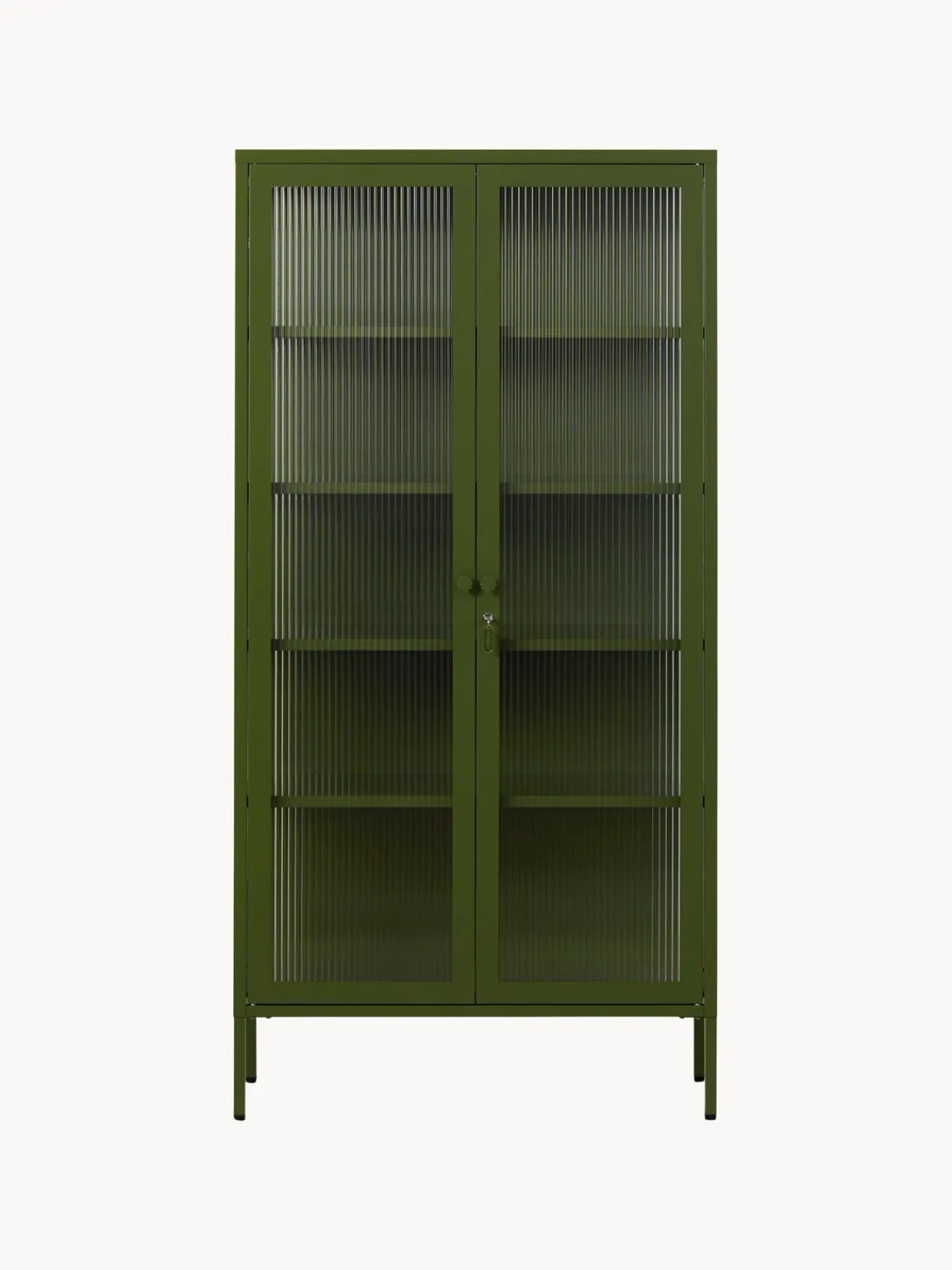 Hot Vitrina de metal con cristal acanalado The Collector Vitrinas|Vitrinas