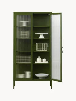 Hot Vitrina de metal con cristal acanalado The Collector Vitrinas|Vitrinas