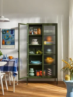 Hot Vitrina de metal con cristal acanalado The Collector Vitrinas|Vitrinas