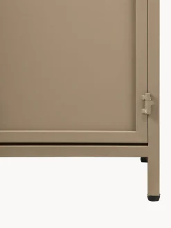 Vitrinas|Vitrinas></noscript> Vitrina de metal Exhibit Beige mate