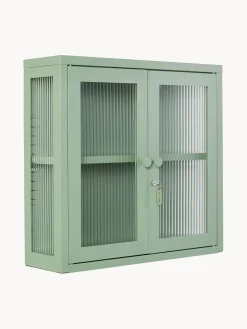 Estanterías De Pared|Vitrinas>Mustard Made Vitrina de pared The Kit Transparente, verde menta