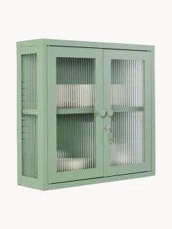 Estanterías De Pared|Vitrinas></noscript>Mustard Made Vitrina de pared The Kit Transparente, verde menta