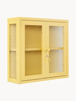 Estanterías De Pared|Vitrinas>Mustard Made Vitrina de pared The Kit Transparente, amarillo claro