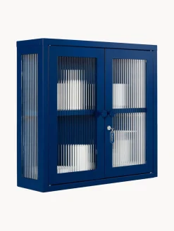 Estanterías De Pared|Vitrinas></noscript>Mustard Made Vitrina de pared The Kit Transparente, azul oscuro