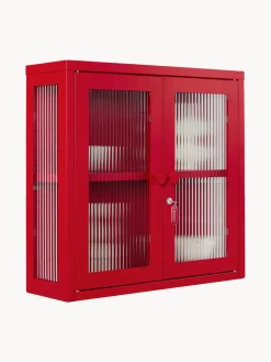Estanterías De Pared|Vitrinas></noscript>Mustard Made Vitrina de pared The Kit Transparente, rojo