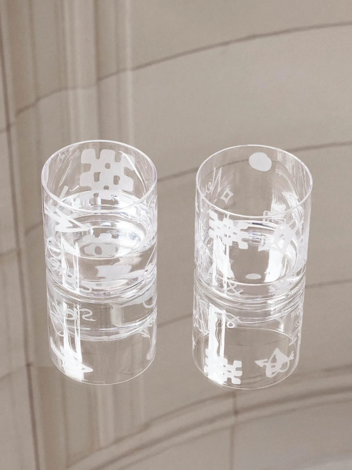 Vasos|Vajillas Completas>Westwing Collection Westwing | Crosby Studios, vasos altos artesanales Cristal, 2 uds.
