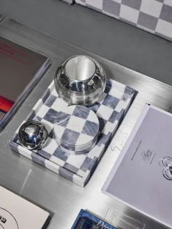 Bandejas Decorativas|Jarrones>Westwing Collection Westwing | Crosby Studios, bandeja decorativa de mármol Carreaux