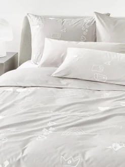 Best Westwing | Crosby Studios, funda nórdica de algodón con bordado Jouy Fundas Nórdicas|Mantas