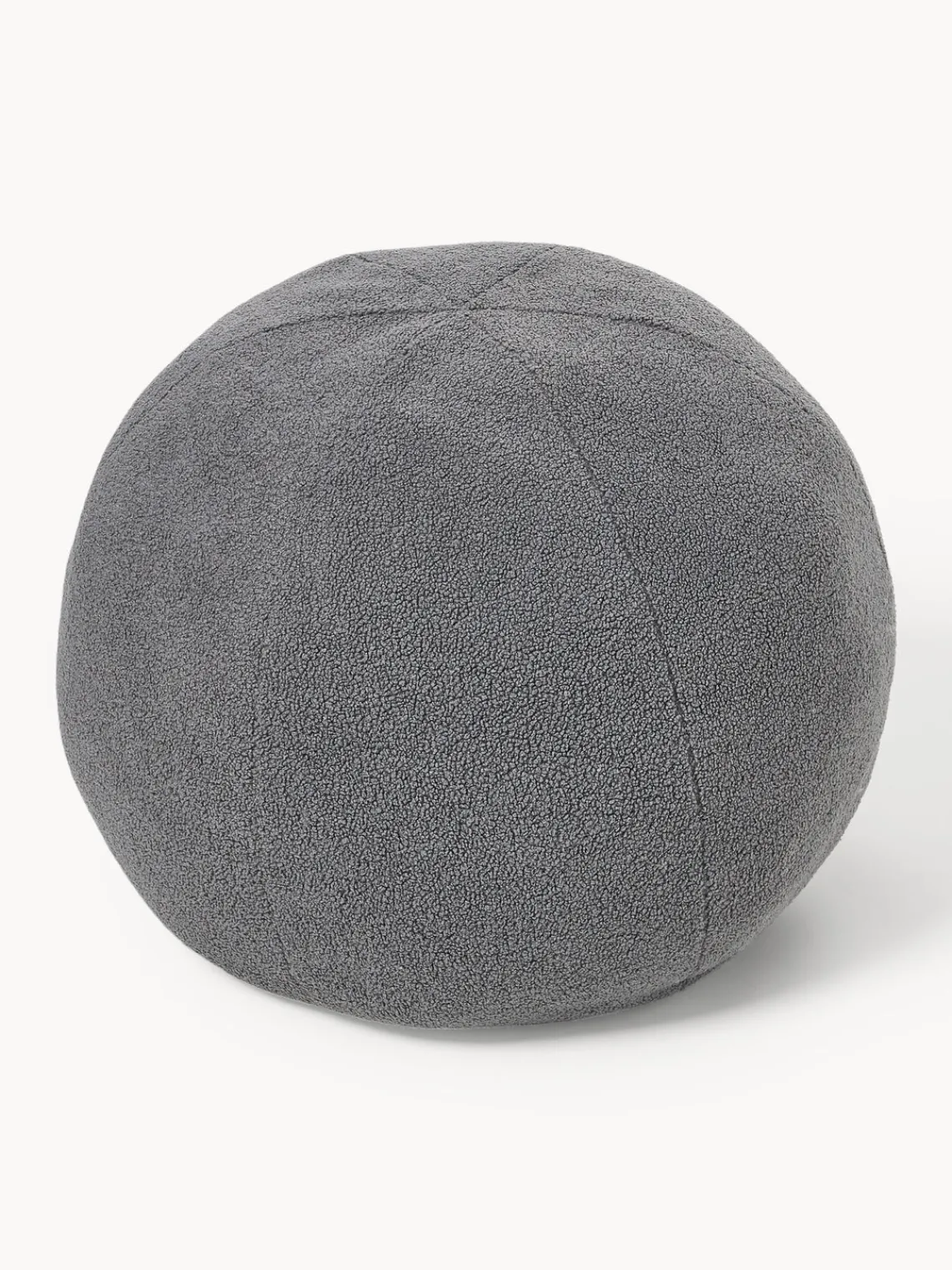 Cojines Decorativos|Mantas>Westwing Collection Westwing | Crosby Studios, cojín redondo en tejido bouclé Celeste, Ø 70 cm