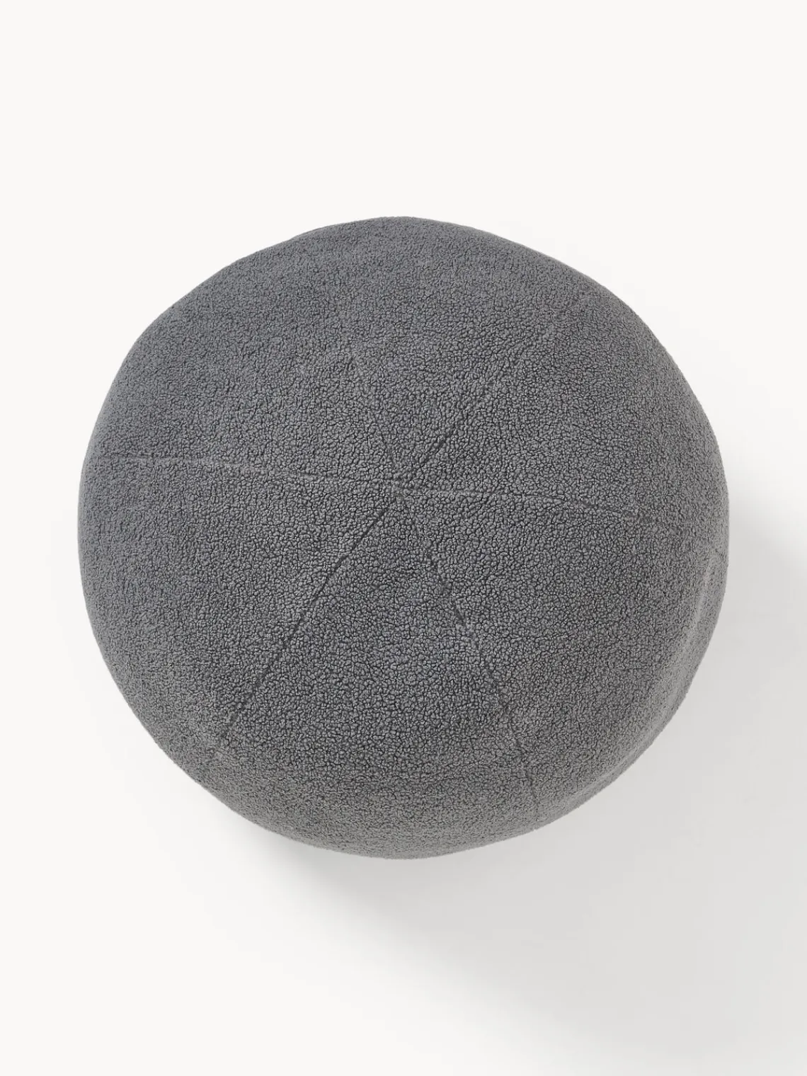 Cojines Decorativos|Mantas>Westwing Collection Westwing | Crosby Studios, cojín redondo en tejido bouclé Celeste, Ø 70 cm