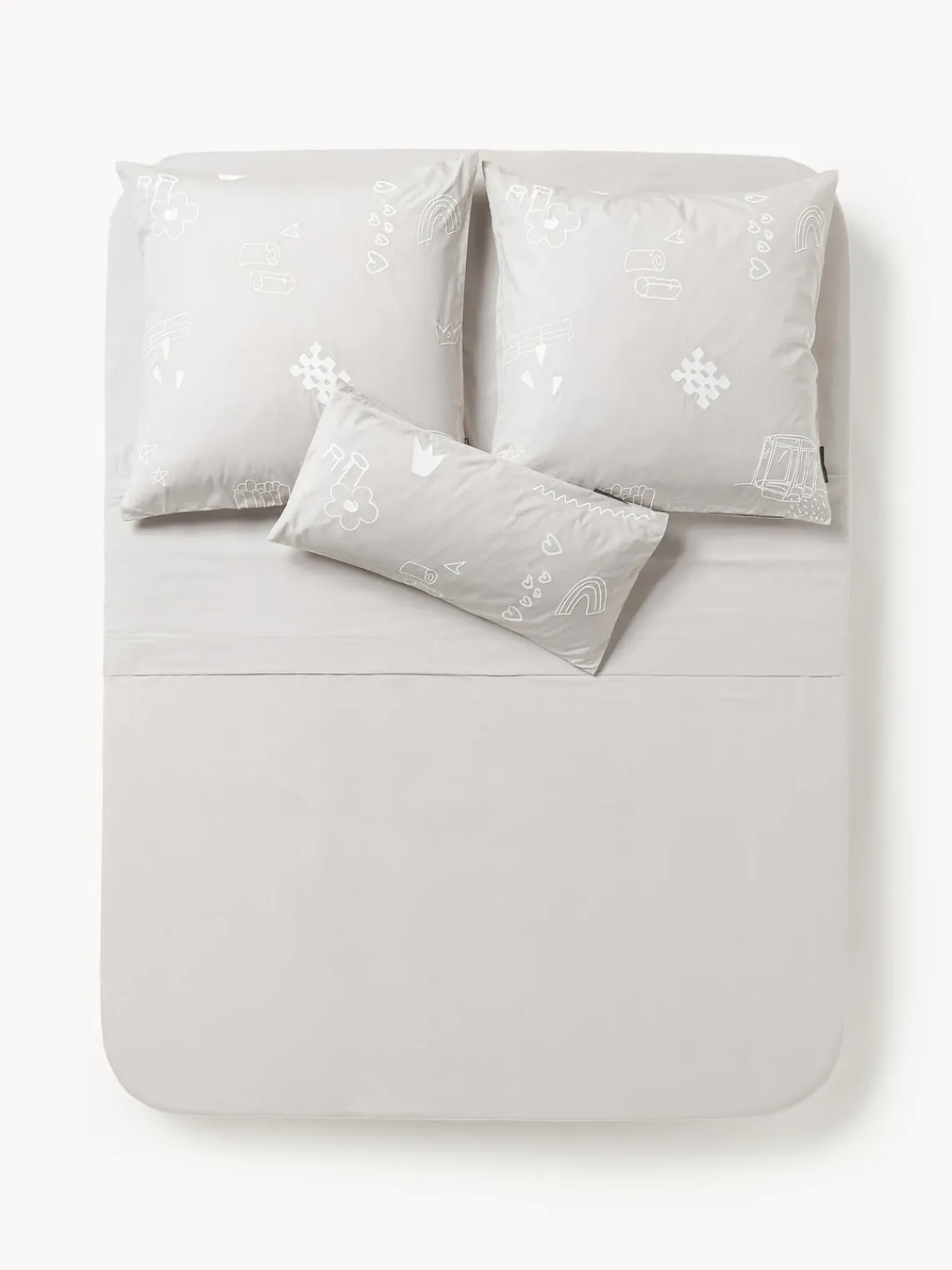 Westwing | Crosby Studios, sábana encimera de algodón Jouy Sábanas|Fundas Nórdicas