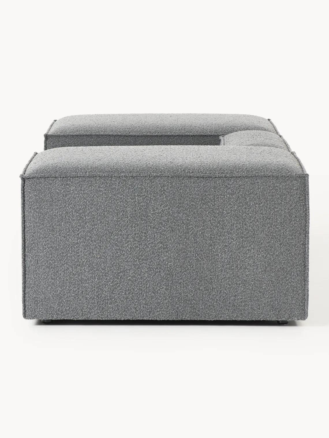 Butacas|Sillones>Westwing Collection Westwing | Crosby Studios, sillón en tejido bouclé con reposabrazos anchos Lennon Bouclé gris antracita