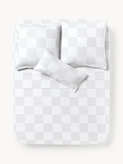 Sábanas|Fundas Nórdicas>Westwing Collection Westwing | Crosby Studios, sábana encimera de algodón a cuadros Damier