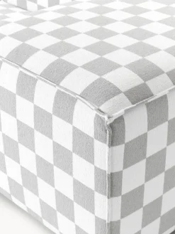 Butacas|Sillones></noscript>Westwing Collection Westwing | Crosby Studios, sillón con reposabrazos anchos Lennon Tejido gris claro, blanco