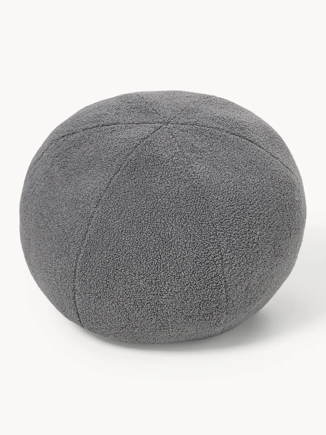 Cojines Decorativos|Mantas>Westwing Collection Westwing | Crosby Studios, cojín redondo en tejido bouclé Celeste, Ø 50 cm