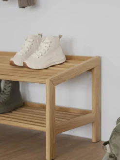 Zapateros|Zapateros>Rowico Home Zapatero de madera de roble Hillmond