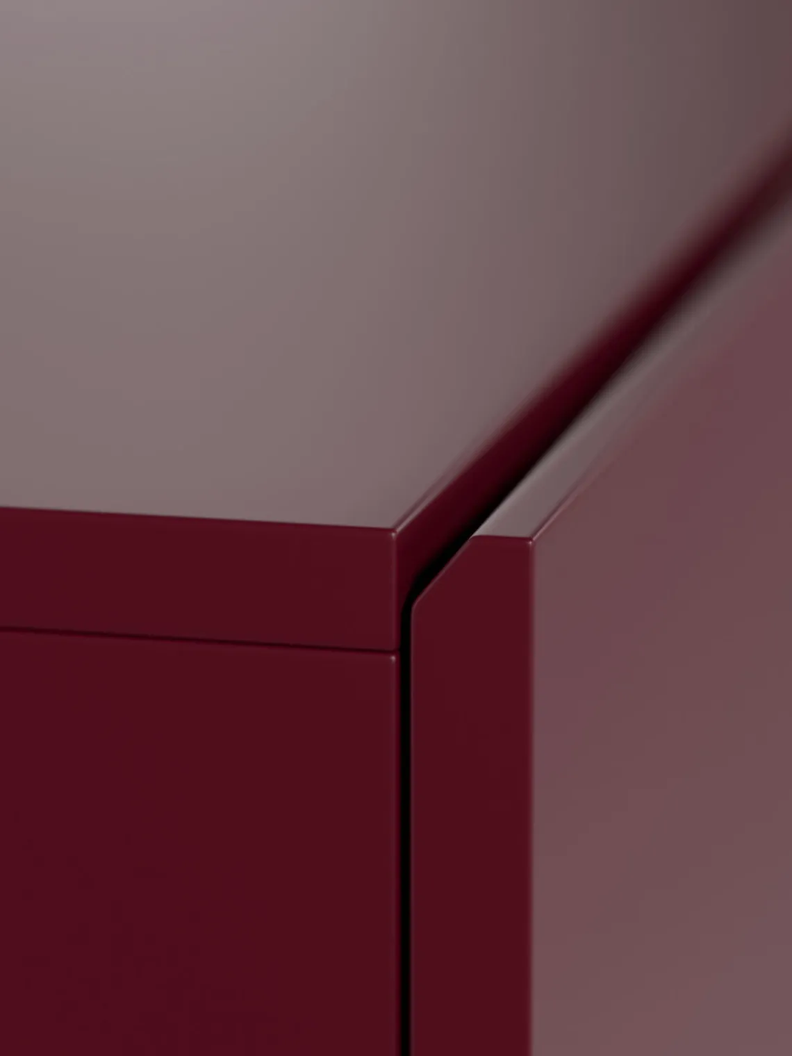 Zapateros|Zapateros>Westwing Collection Zapatero de madera Joe Rojo vino, plateado