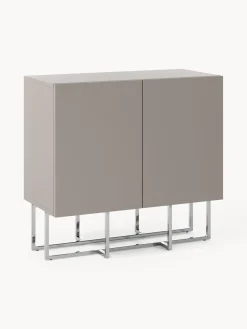 Zapateros|Zapateros>Westwing Collection Zapatero de madera Joe Taupe, plateado