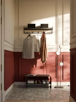 Zapateros|Zapateros>Westwing Collection Zapatero de metal Nash Negro