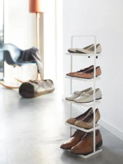 Zapateros|Zapateros></noscript>Yamazaki Zapatero de metal Tower Blanco