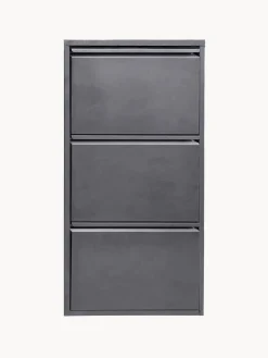 Zapateros|Zapateros>Kare Design Zapatero de pared Caruso, puertas abatibles Gris antracita