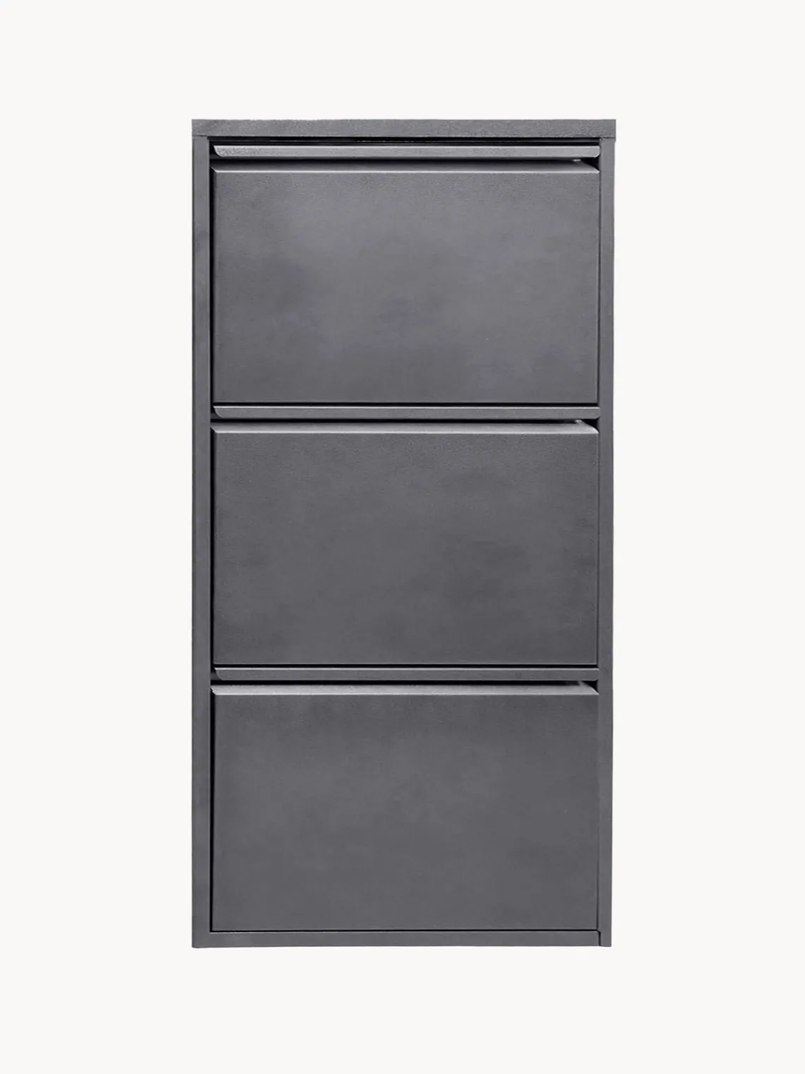 Zapateros|Zapateros>Kare Design Zapatero de pared Caruso, puertas abatibles Gris antracita