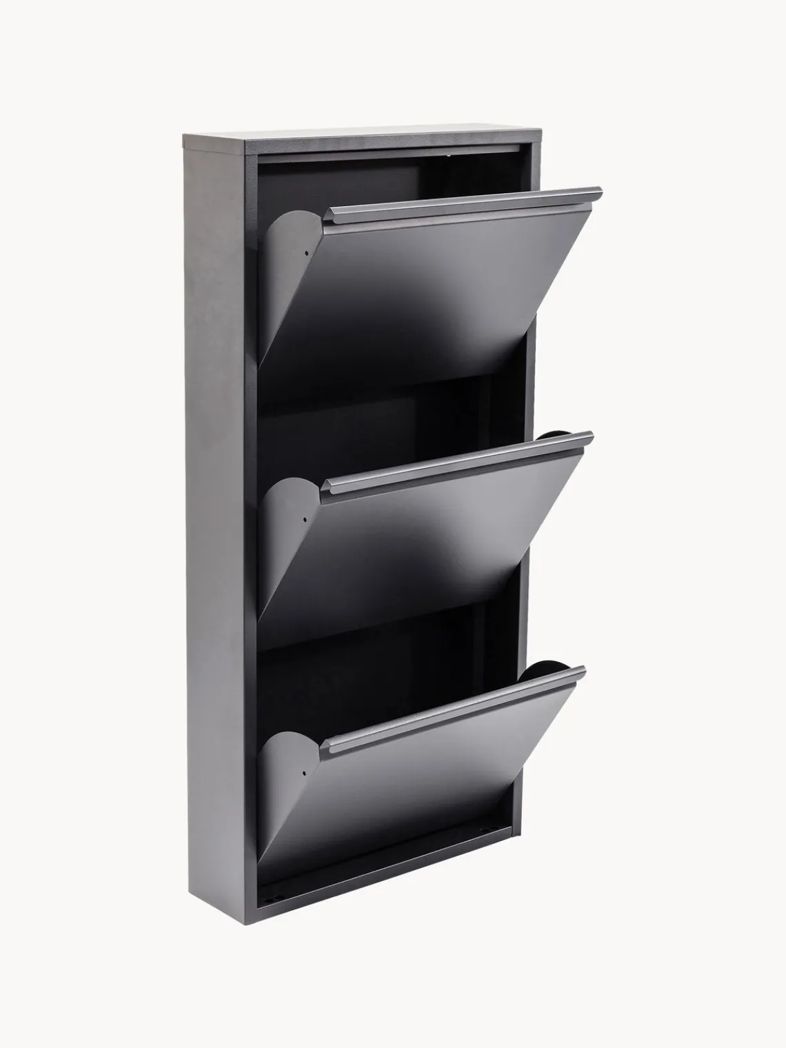 Zapateros|Zapateros>Kare Design Zapatero de pared Caruso, puertas abatibles Gris antracita