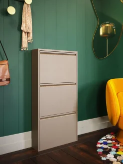 Zapateros|Zapateros>Kare Design Zapatero de pared Caruso, puertas abatibles Taupe