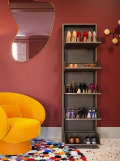 Outlet Zapatero de pared Caruso, puertas abatibles Zapateros|Zapateros