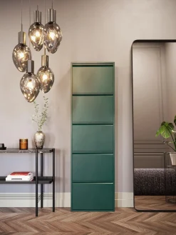 New Zapatero de pared Caruso, puertas abatibles Zapateros|Zapateros