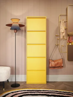 New Zapatero de pared con compartimentos plegables Caruso Zapateros|Zapateros