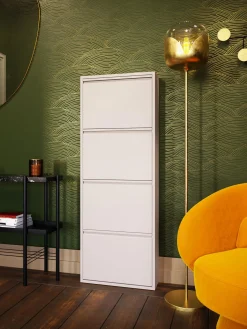 Sale Zapatero de pared con compartimentos plegables Caruso Zapateros|Zapateros