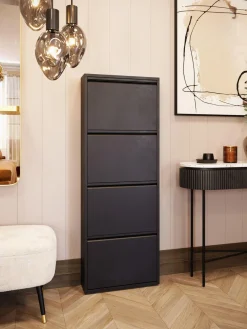 Outlet Zapatero de pared con compartimentos plegables Caruso Zapateros|Zapateros