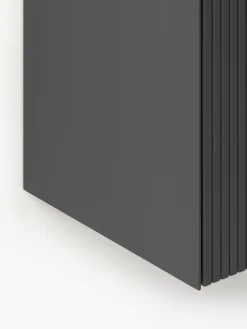 New Zapatero de pared con puertas abatibles y frente acanalado Shea Zapateros|Zapateros