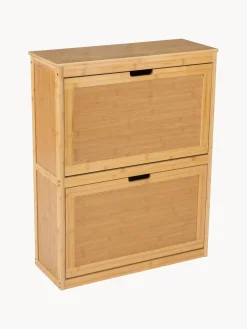 Zapateros|Zapateros>Andrea House Zapatero de pared de madera de bambú Kedar