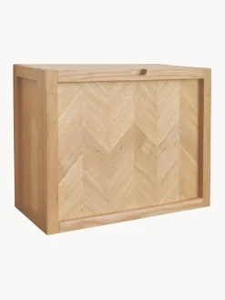 Best Zapatero de pared de roble Herringbone Zapateros|Zapateros