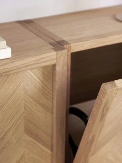 Best Zapatero de pared de roble Herringbone Zapateros|Zapateros